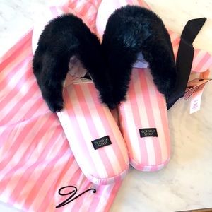 Victoria’s Secret pink slippers